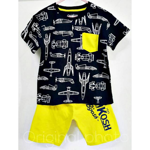 NEW Baju  Setelan Kaos  Anak  Laki  Laki  umur 1 2 3 4 5 6 7 