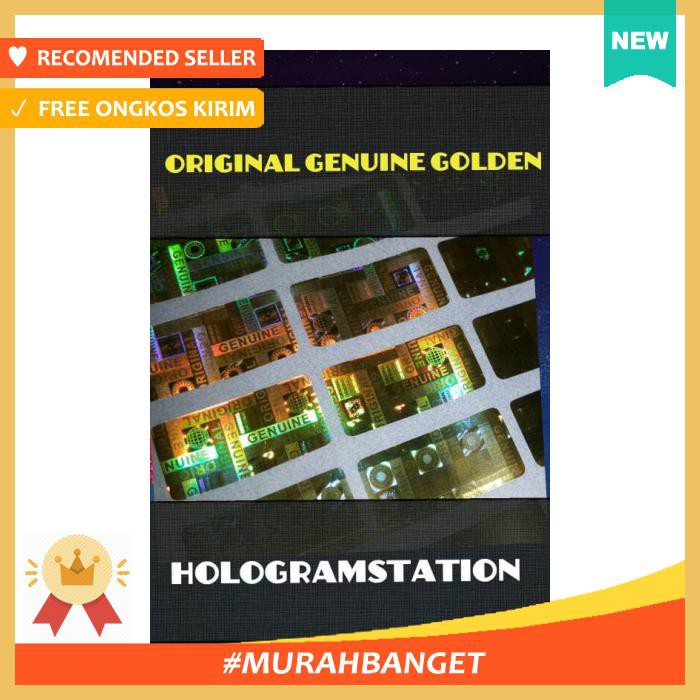 

Hologram Original Genuine Golden - Pengikat & Perekat - Stiker