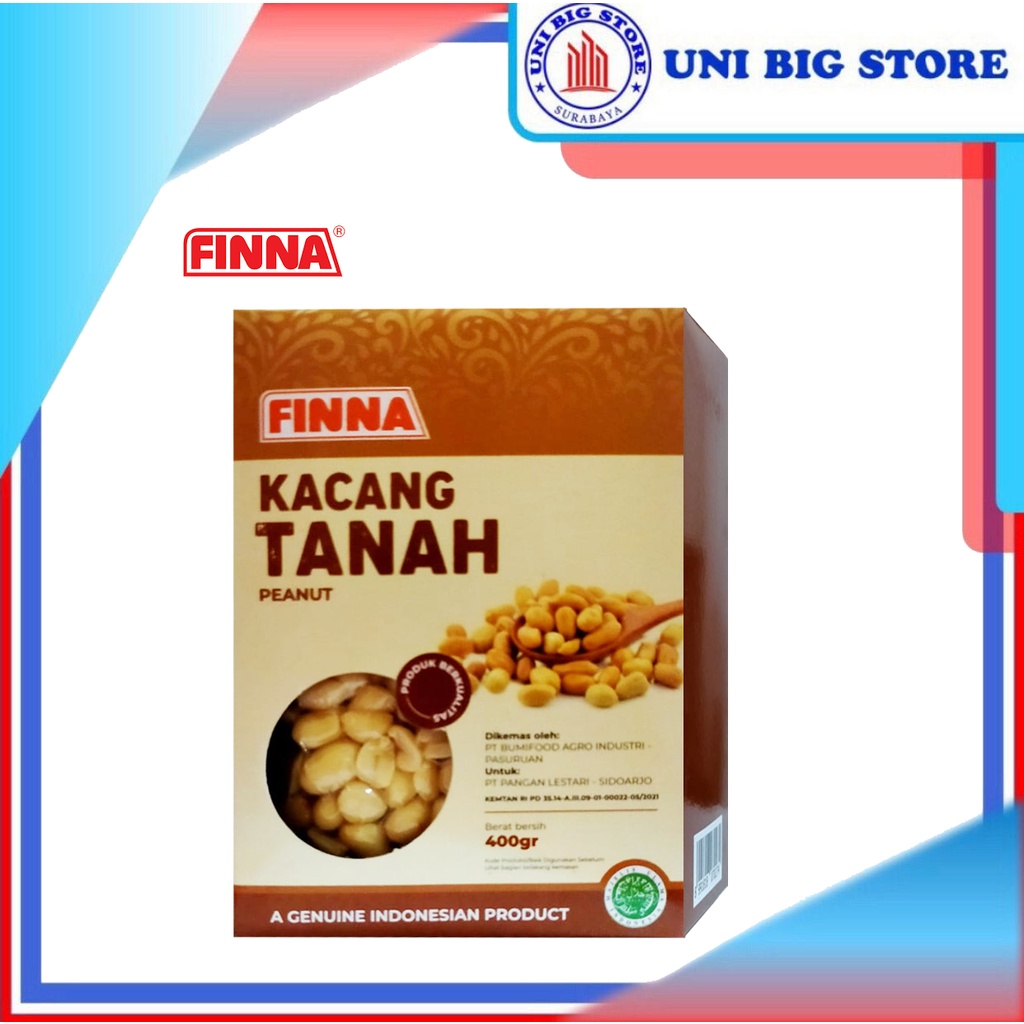 

Finna Kacang Tanah Kupas 400 gr Peanut