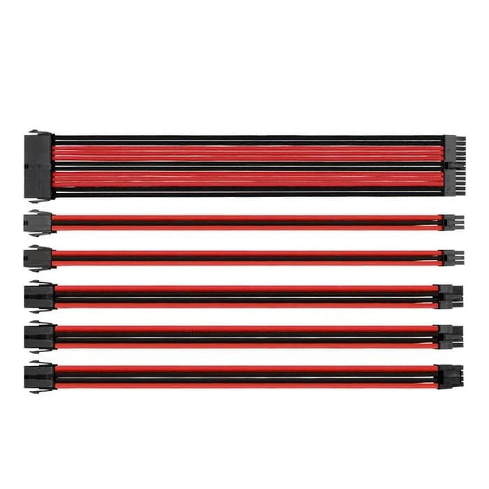 Thermaltake TtMod Sleeve Cable - Red-Black