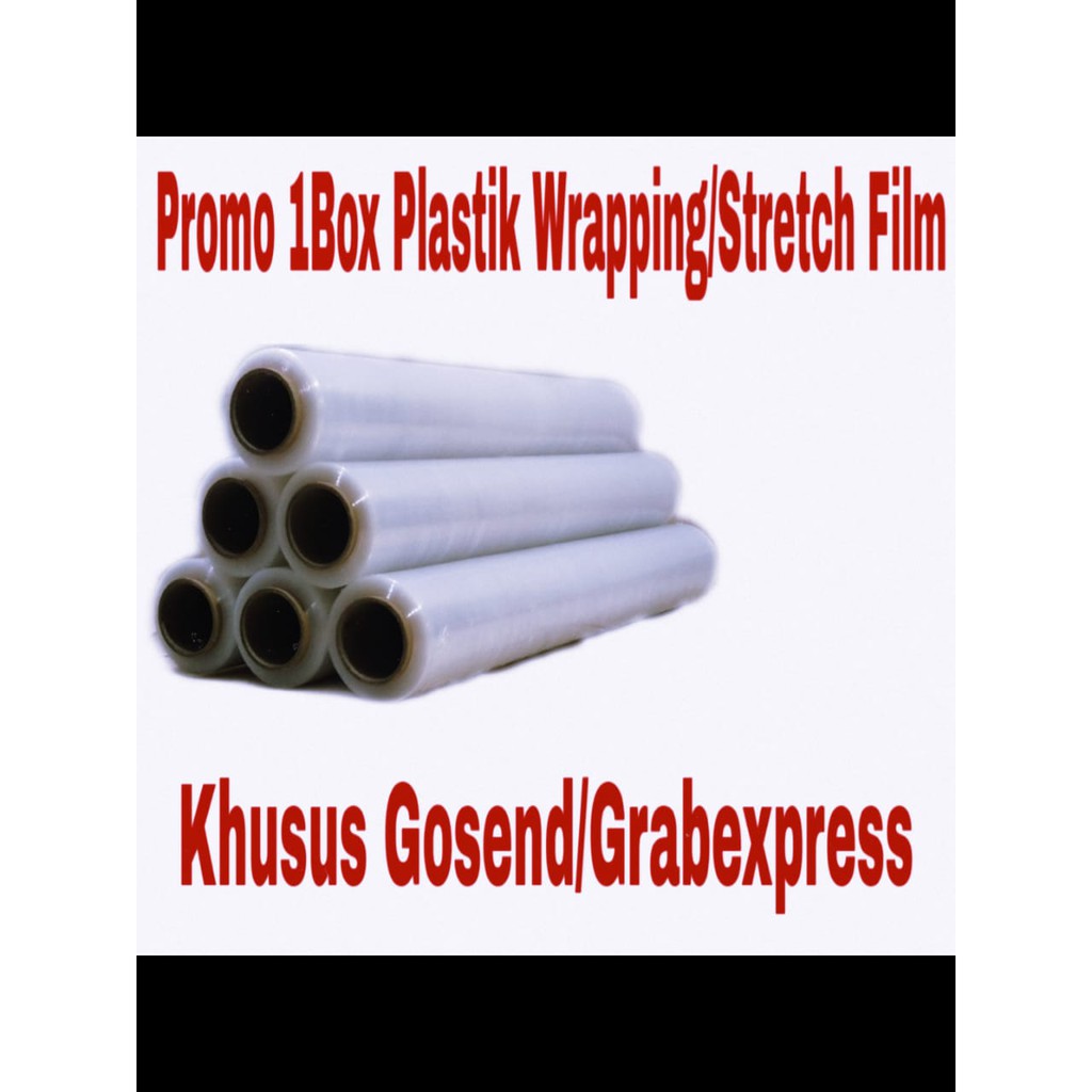 

Promo 1Box Plastik Wrapping / Stretch Film 50cm X 300m