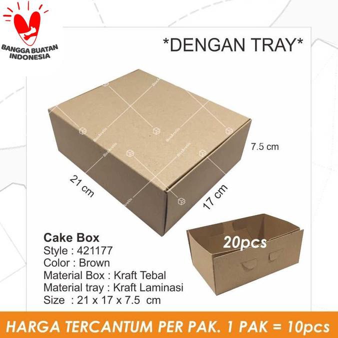 

Best Seller] 421177 B - Plus Tray | Box. Dus. Kemasan. Cake Box