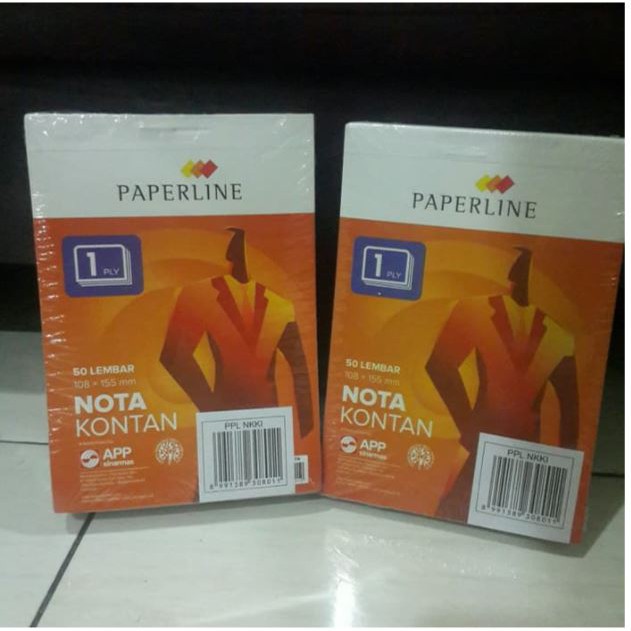 

Buku Nota Kontan merk Paperline Kecil 1 ply (50 lbr)