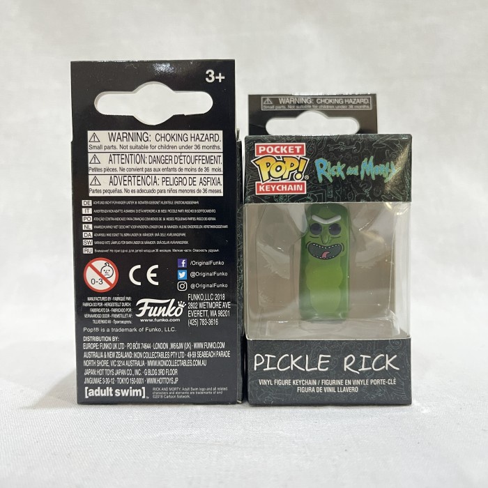 POCKET POP KEYCHAIN RICK AND MORTY PICKLE RICK PICKLERICK FUNKO