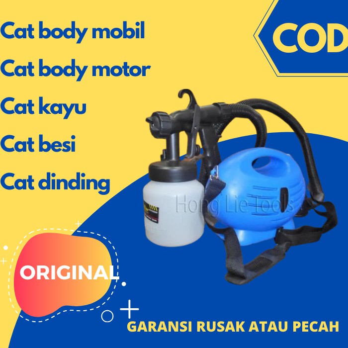 KOMPRESOR MINI LISTRIK UNTUK CAT MOTOR MOBIL KAYU BESI DINDING DAN TINER PORTABLE