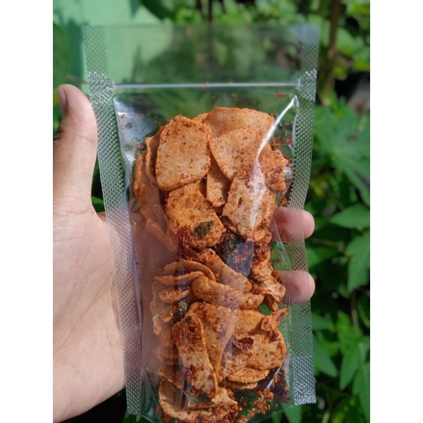 

keripik basreng varian pedas daun jeruk
