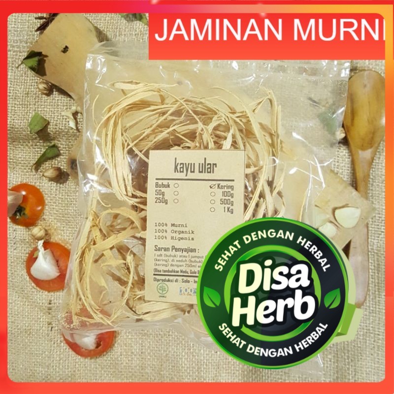 

KAYU ULAR SERUT KERING 100 GRAM - Strychnos Lucida - MURNI - JSR - REMPAH
