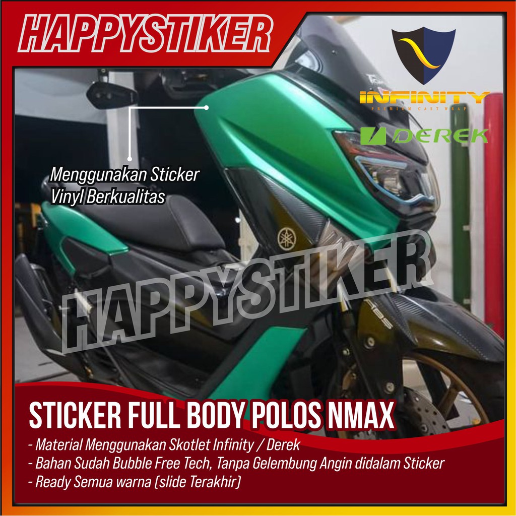 Decal polos nmax / Decal Nmax Metalik Doff / Skotlet Nmax Doff Metalik / Sticker Metallic Doff Nmax