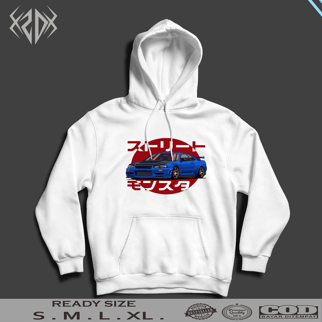 HOODIE NISSAN SKYLINE GTR 01 / HOODIE PRIA / JAKET PRIA / HOODIE KEREN