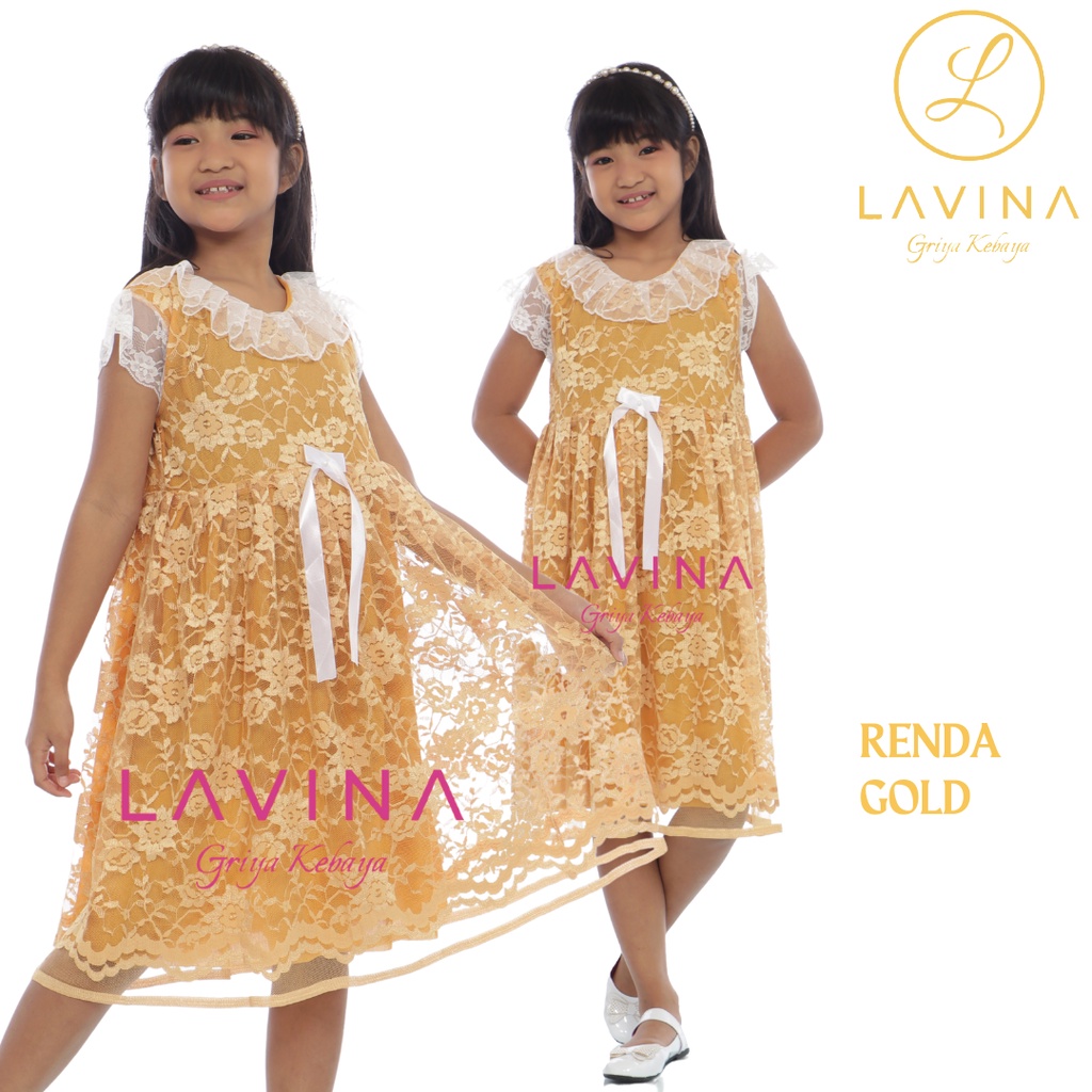 [BAYAR DITEMPAT-REALPICT] DRESS ANAK BRUKAT RENDA BALITA BATITA TK SD PAUD