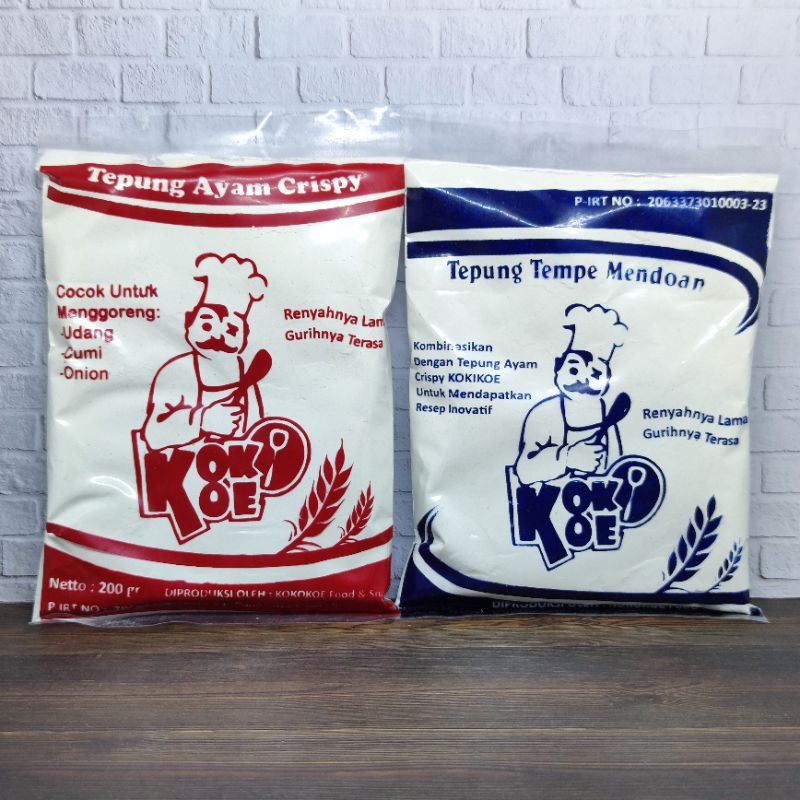 

FS Tepung Ayam Crispy & Tempe Mendoan Kokikoe 200gr