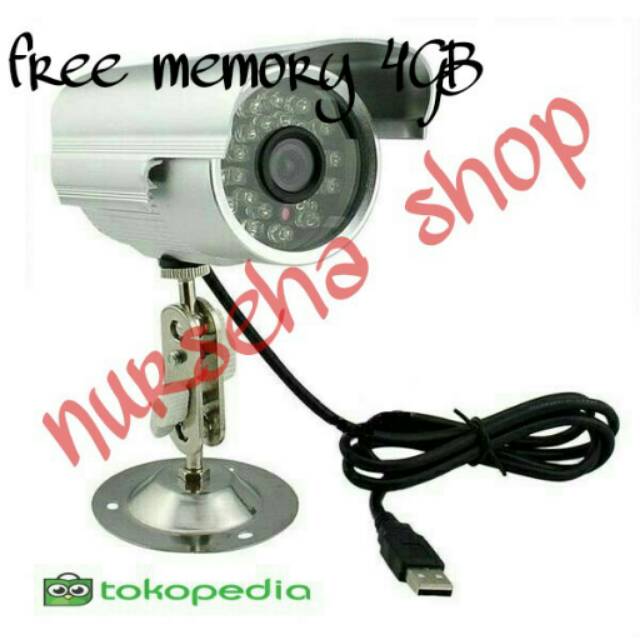 Kamera CCTV Outdoor Micro SD free 4GB