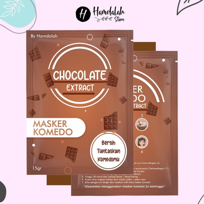 (BELI 2 FREE GIFT) MASKER KOMEDO BY HAMDALAH 10 GRAM PEEL OFF PENGANGKAT KOMEDO