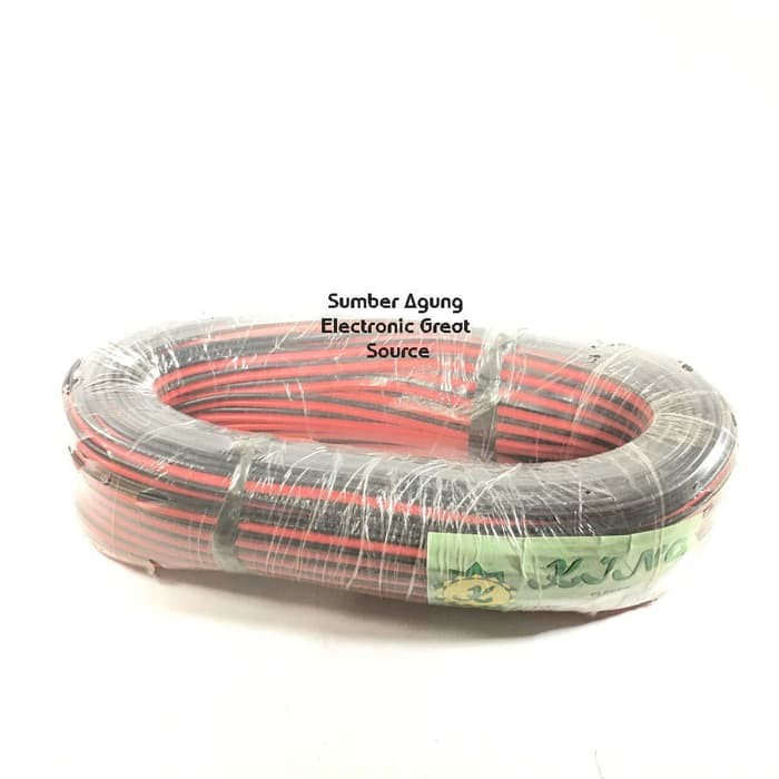 Kabel NYZ 2x30 Merk King Merah Hitam Panjang 80Yard Banci Listrik Aud