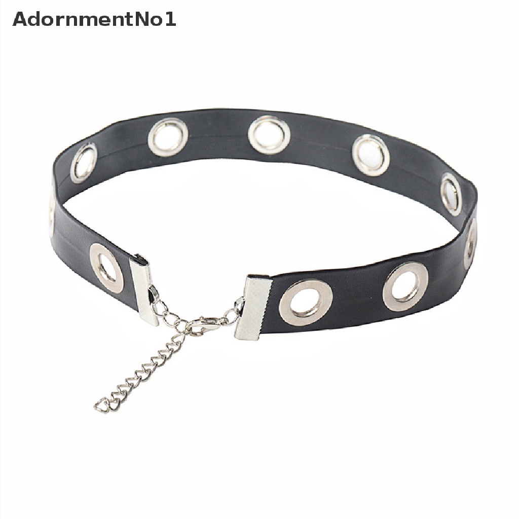 (AdornmentNo1) Kalung Choker Gaya Vintage Punk Motif Anime Spike Rivet Untuk Perhiasan Wanita / Hadiah