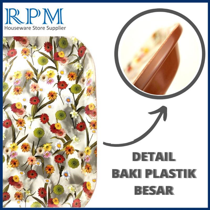 BAKI PLASTIK MOTIF/NAMPAN PLASTIK MOTIF/BAKI PLADTIK ANTI SLIP