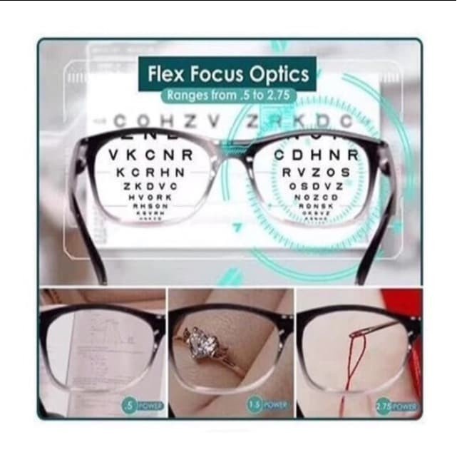 Kacamata Pintar Flexi Optic Auto Focus - Kacamata Baca Flexi