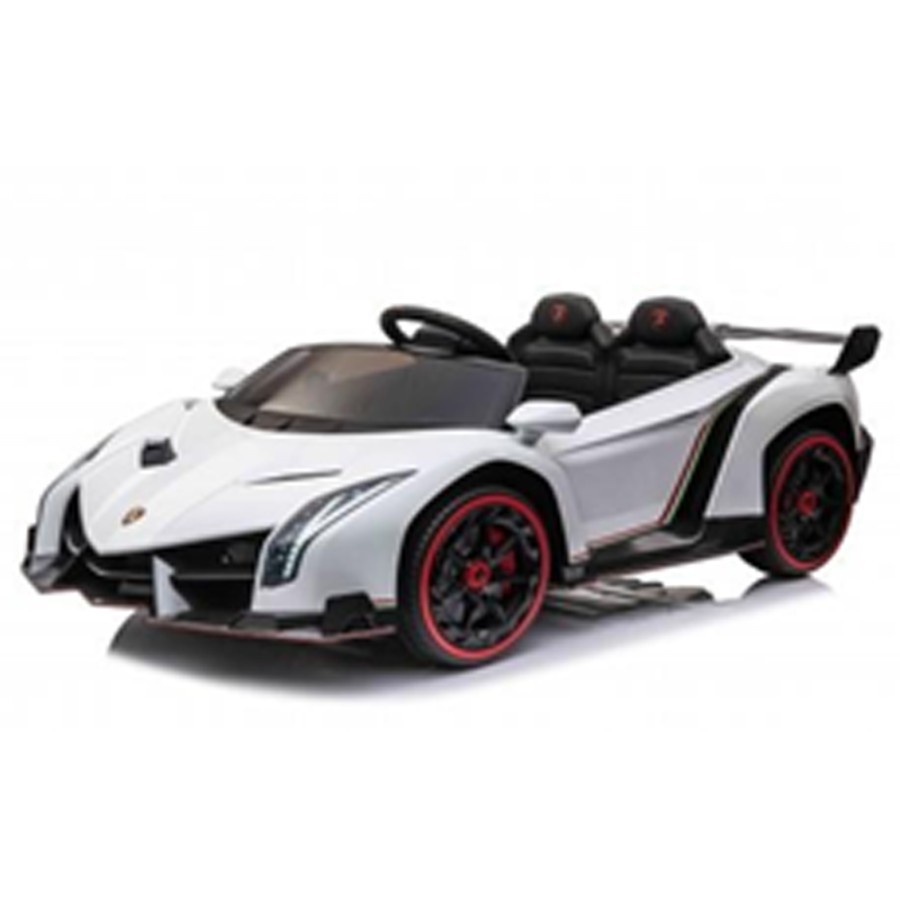 Mobil Aki Mainan Anak Remote Control Unikid Lamborghini Veneno UK801 Non Paint 12V 7Ah SNI-Red