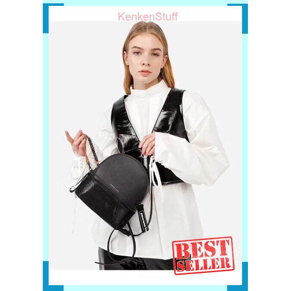 Supplier tas wanita murah ransel import batam CK BACKPACK HOLOGRAM - Hitam
