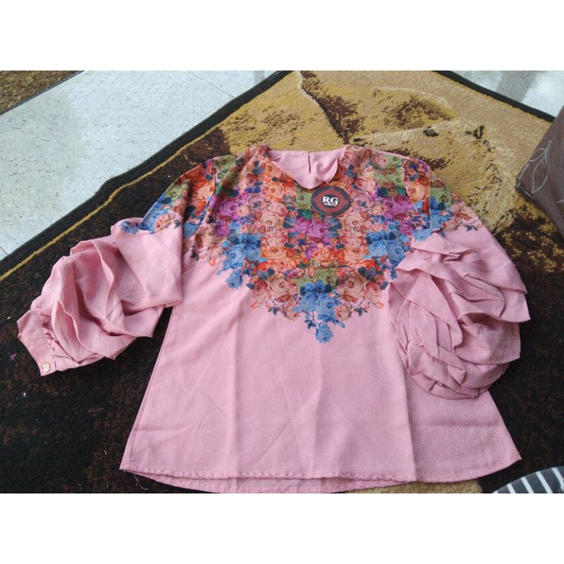 baju wanita lengan panjang model balon