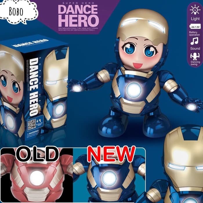 Dancing Robot Pepper Pots / Pajangan / Smart Dance Hero Music M153P