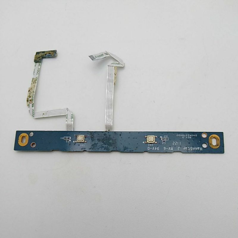 JUAL CEPAT   papan Button/tombol power leptop hp 96 pavilion Copotan  norm tested