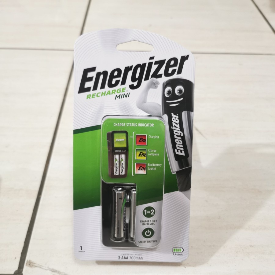 ENERGIZER RECHARGE MINI / BATERAI CHARGER AA 3PCS TERMURAH