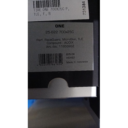 Ban luar Roadbike 700x25C/ Ban luar Schwalbe One/ Ban Luar Sepeda merk Schwalbe