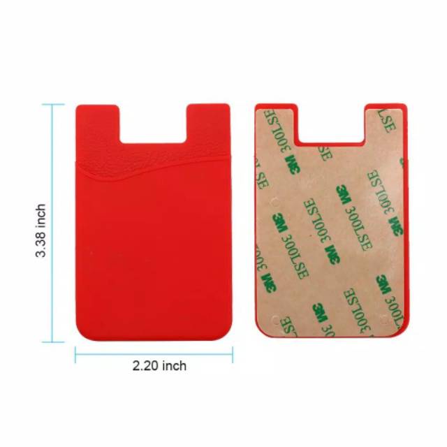 Card Holder Tempat Kartu Sarung Hp Dompet Sticky