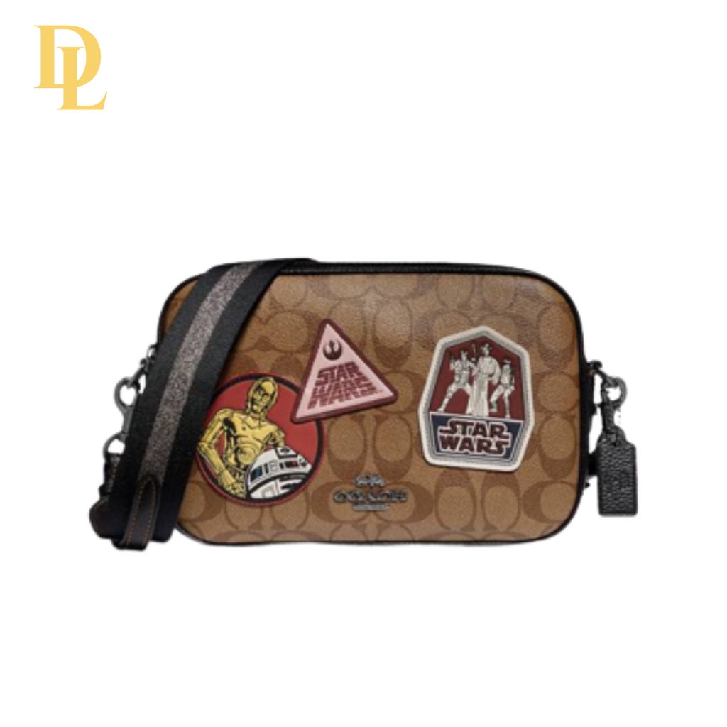 Coach x Star Wars Jes Crossbody Shoulder Bag In Signature With Patches (C88010)