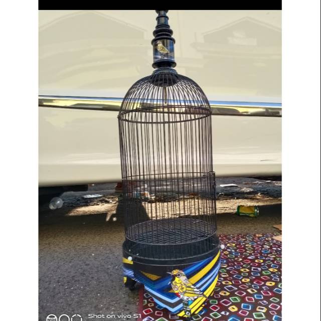 Tebok pleci full set sangkar besi