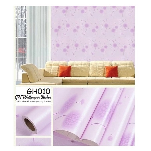 Wallpaper Dinding Wallstiker Aestetic Wallpaper kamar tidur 45cm x 9m Stiker dinding - Unikdekorasi