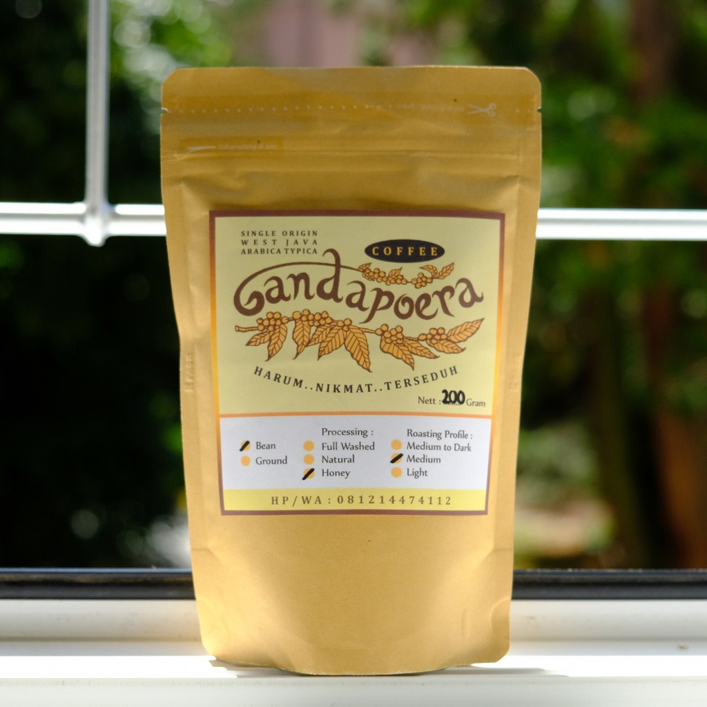 

Specialty coffee HONEY roasted beans rosting medium 200 gr