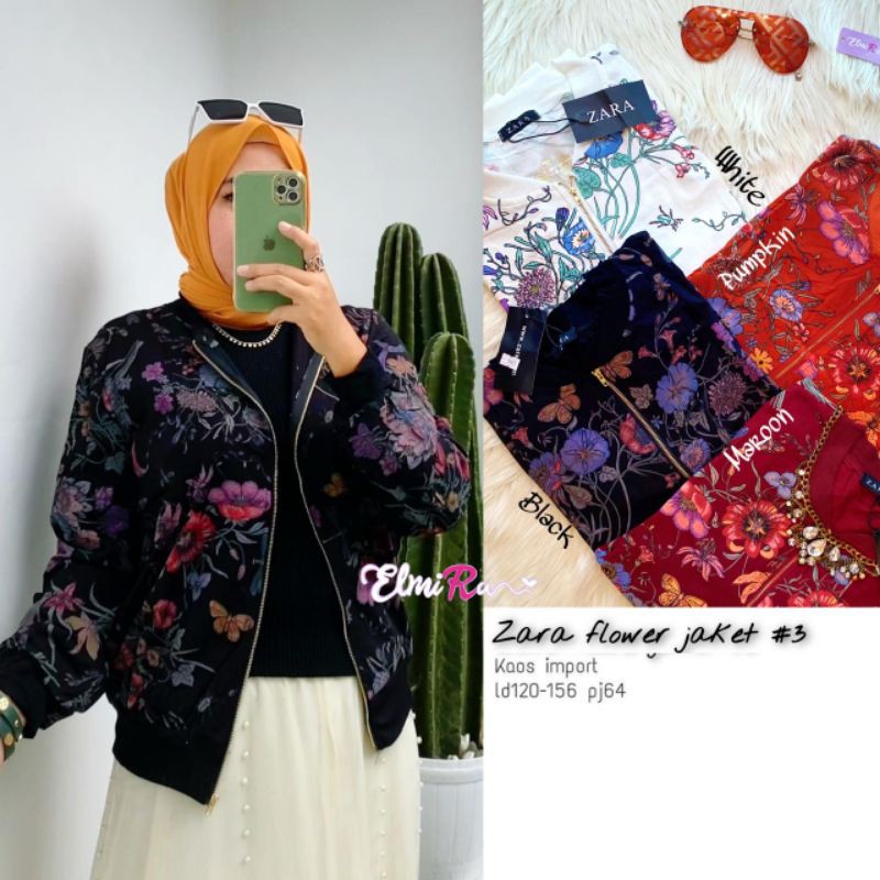 zara flower jaket ld 120