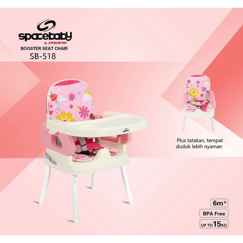 Infant Seat/ NEW Baby Bather /Bouncer Tempat Duduk Bayi Mastela /Space Baby-Booster Space PINK