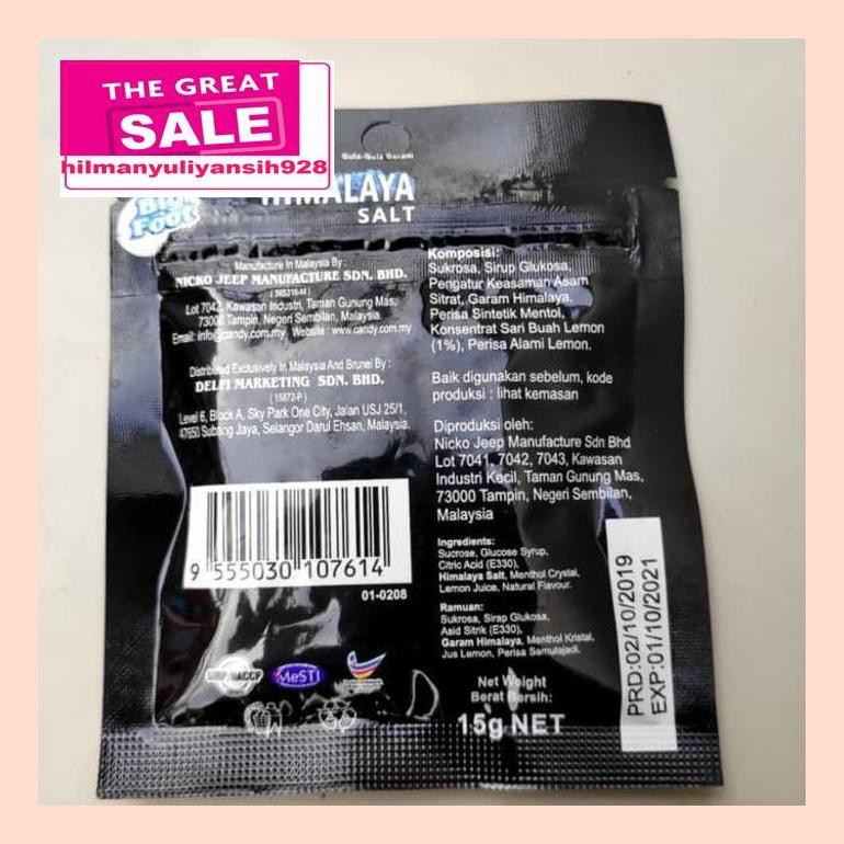 

S50Mra Himalayan Salt Candy /Permen Segar Mint Rasa Lemon Box -Anti Oksidan Ret05Vh