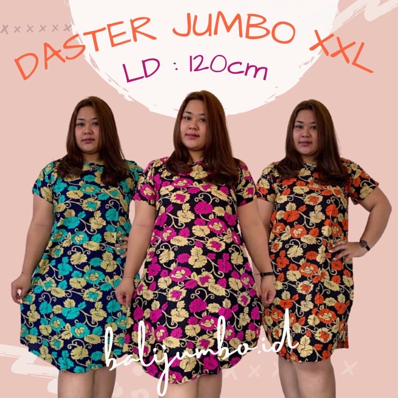 DASTER BALI JUMBO RAYON MODETIF ADEM XXL LD 120CM MURAH GROSIR