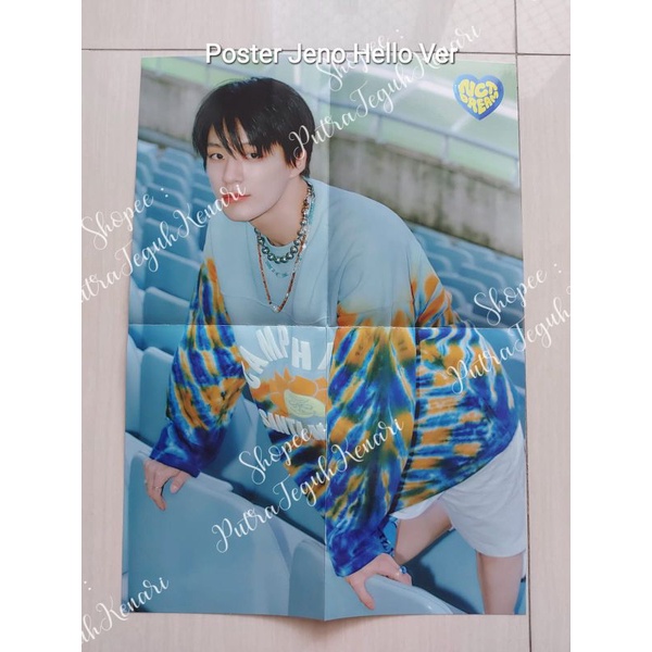 Folded Poster Official Hot Sauce Hello Future Chilling Jeno Haechan Jisung Chenle Mark
