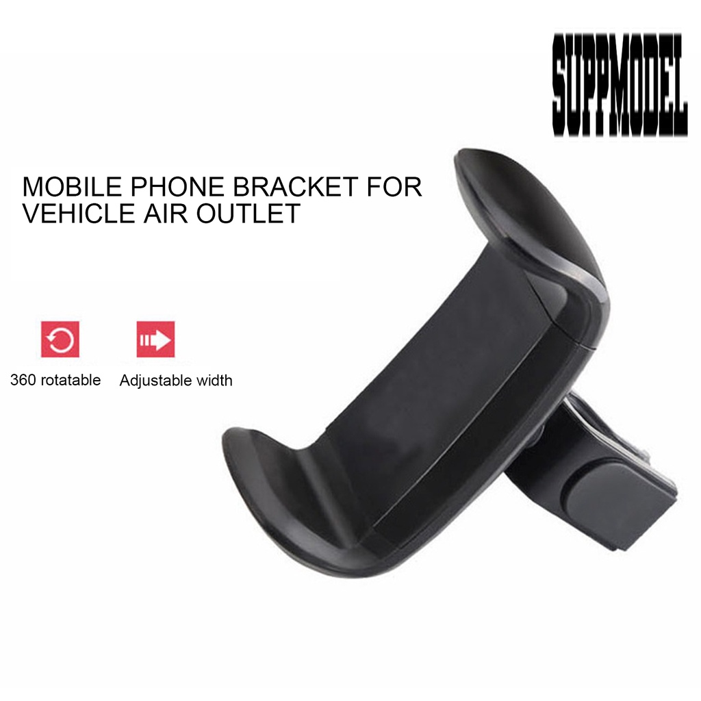 Stand Holder Smartphone Universal Dapat Diputar Untuk Ventilasi Ac Mobil