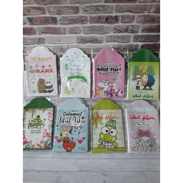

Amplop lebaran medium siap pakai (Uang dilipat 1x)
