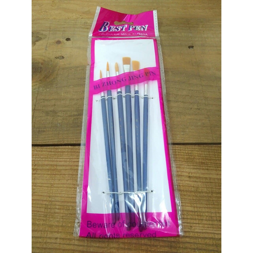 

Kuas Flat and Pointed Brush Set