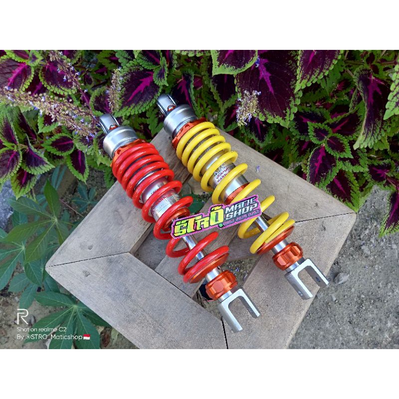 Variasi shock KTC RAZOR PRO 300 mm beat vario mio