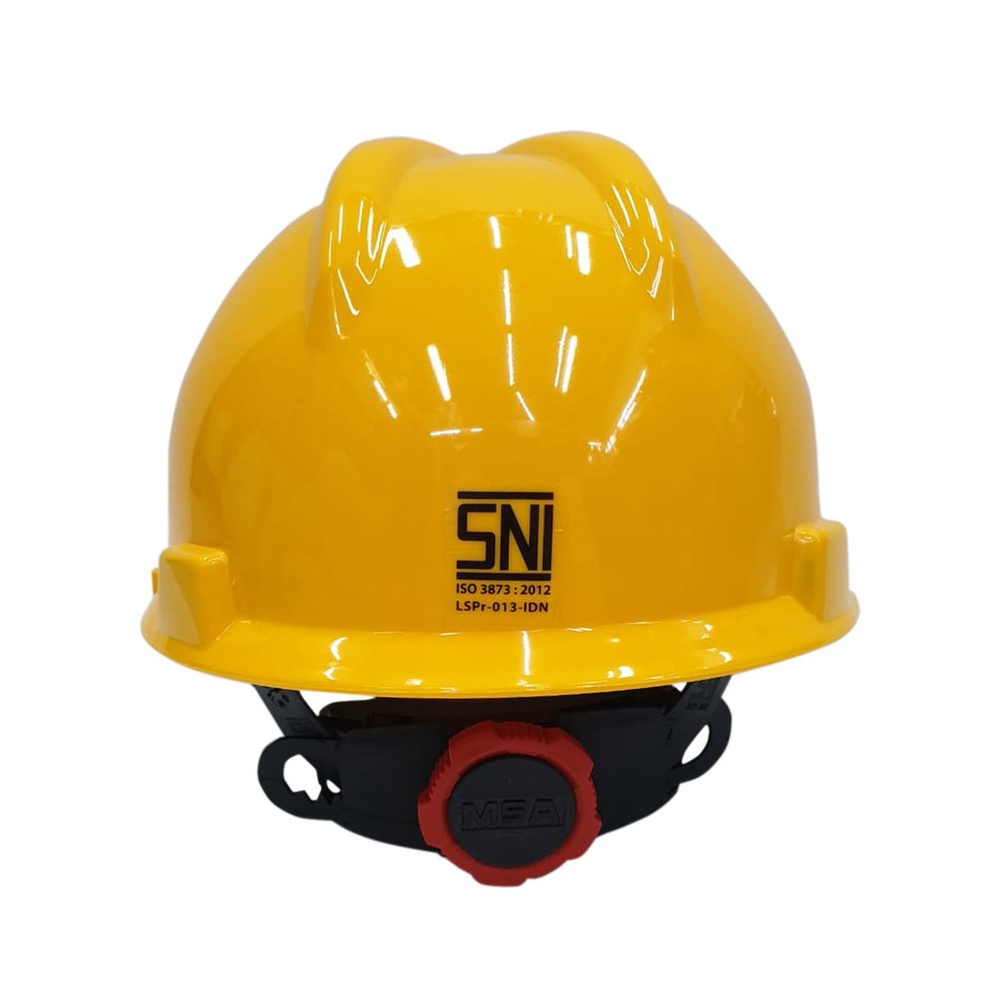 Helm Proyek MSA + Fastrack +Tali Dagu Karet / helm proyek msa fast track