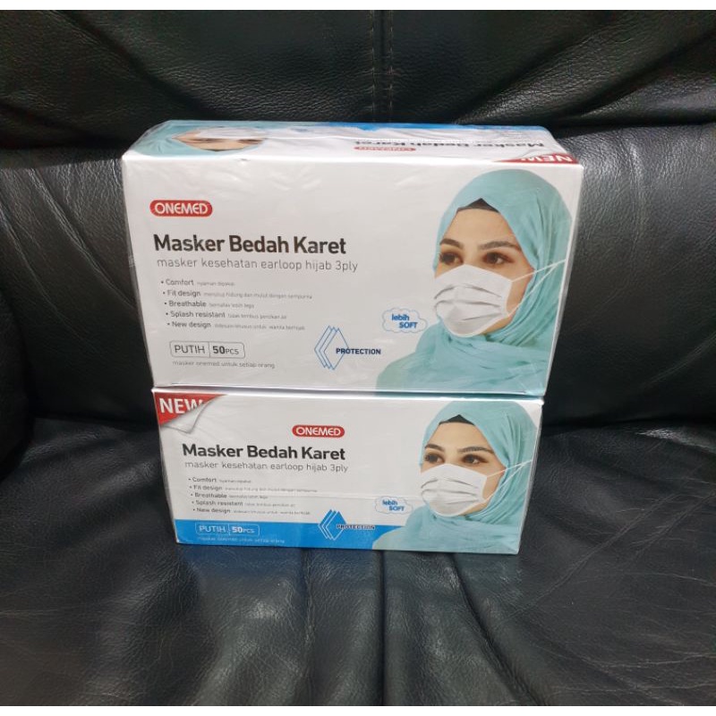 1 BOX MASKER EARLOOP / HIJAB KARET MEDIS ONEMED