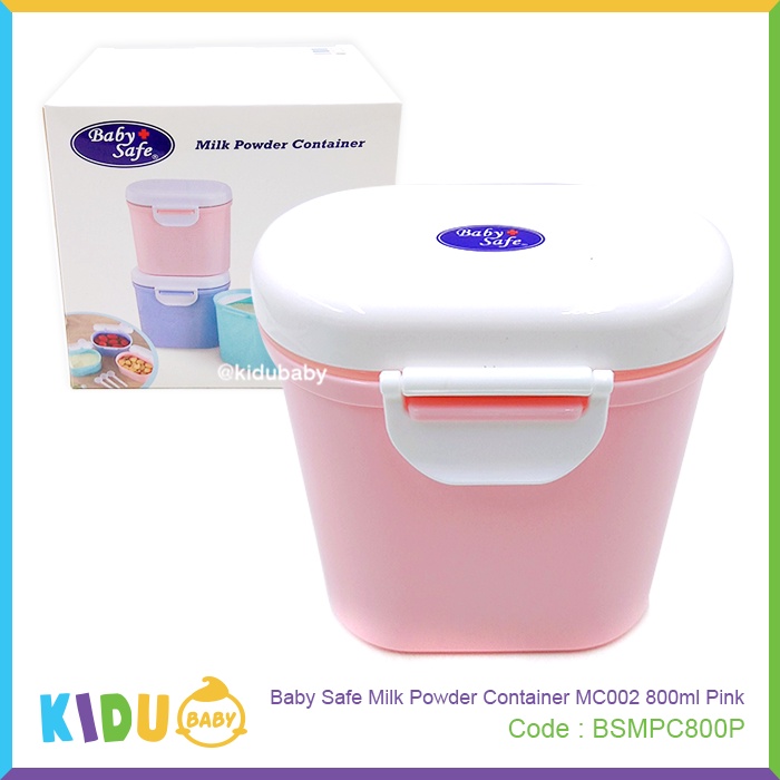 Baby Safe Tempat Susu Bayi Milk Powder Container MC002 800ml Kidu Baby