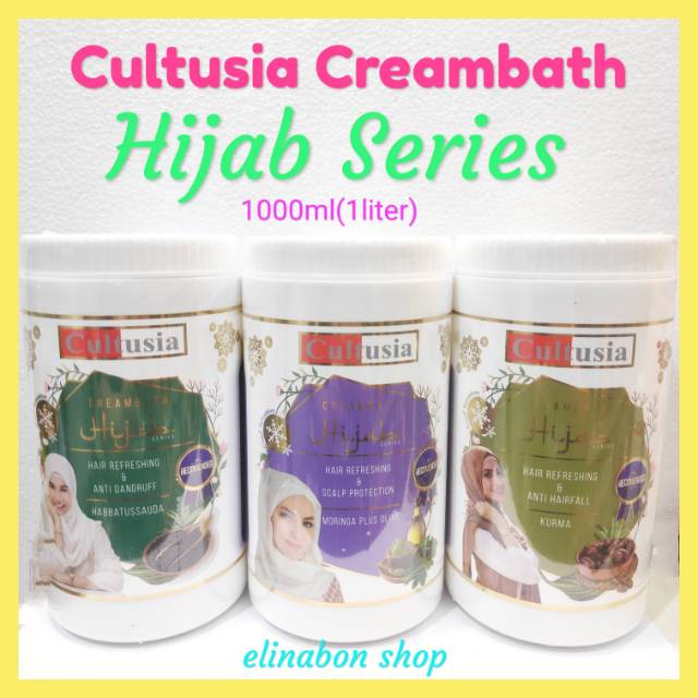 Cultusia Creambath Hijab series 1000ml(1liter)