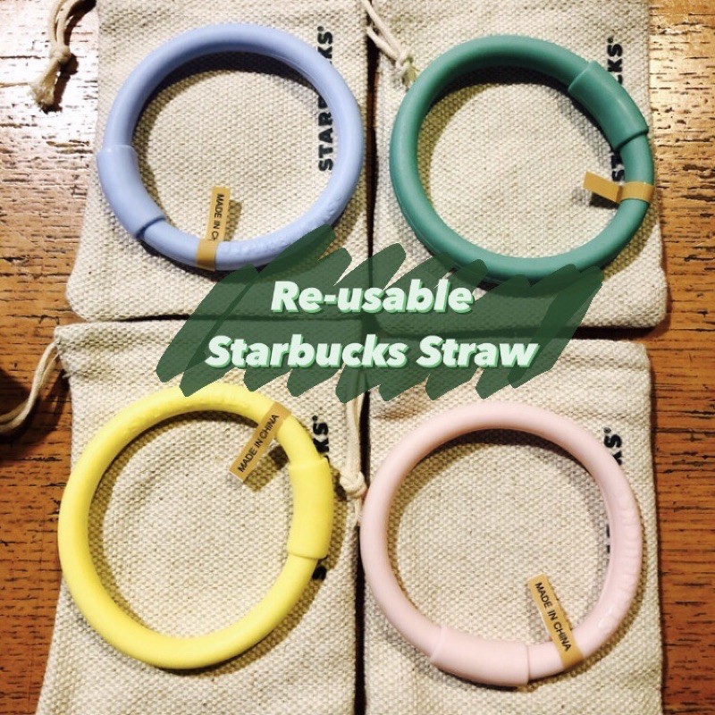 Reusable Starbucks Straw Colorfull