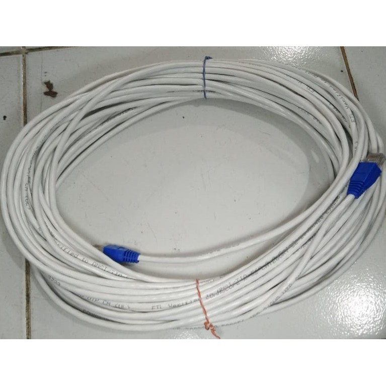 Kabel LAN Cat5 30M UTP AMP Commscope Original Siap Pakai 30 Meter