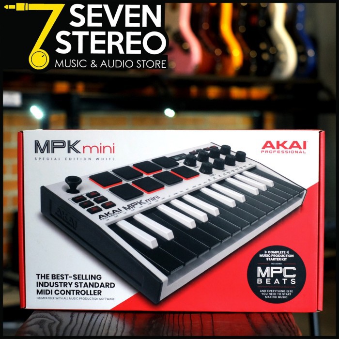 AKAI MPK MINI WHITE SPECIAL EDITION MK3 Original MIDI Controller