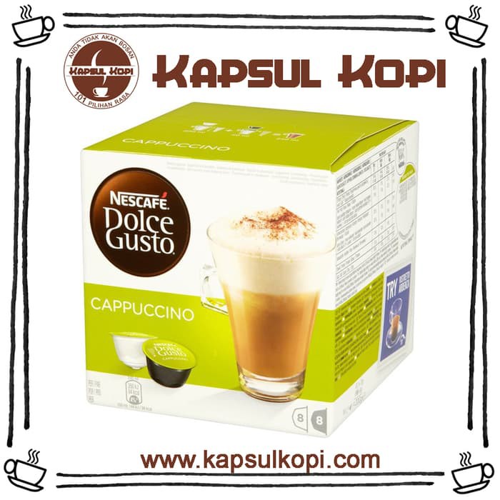 

Cappuccino Kapsul Kopi Nescafe Dolce Gusto NDG Coffee Capsule - kkp629